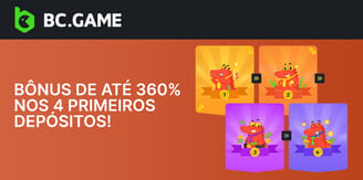 bonus de boas vindas bc game